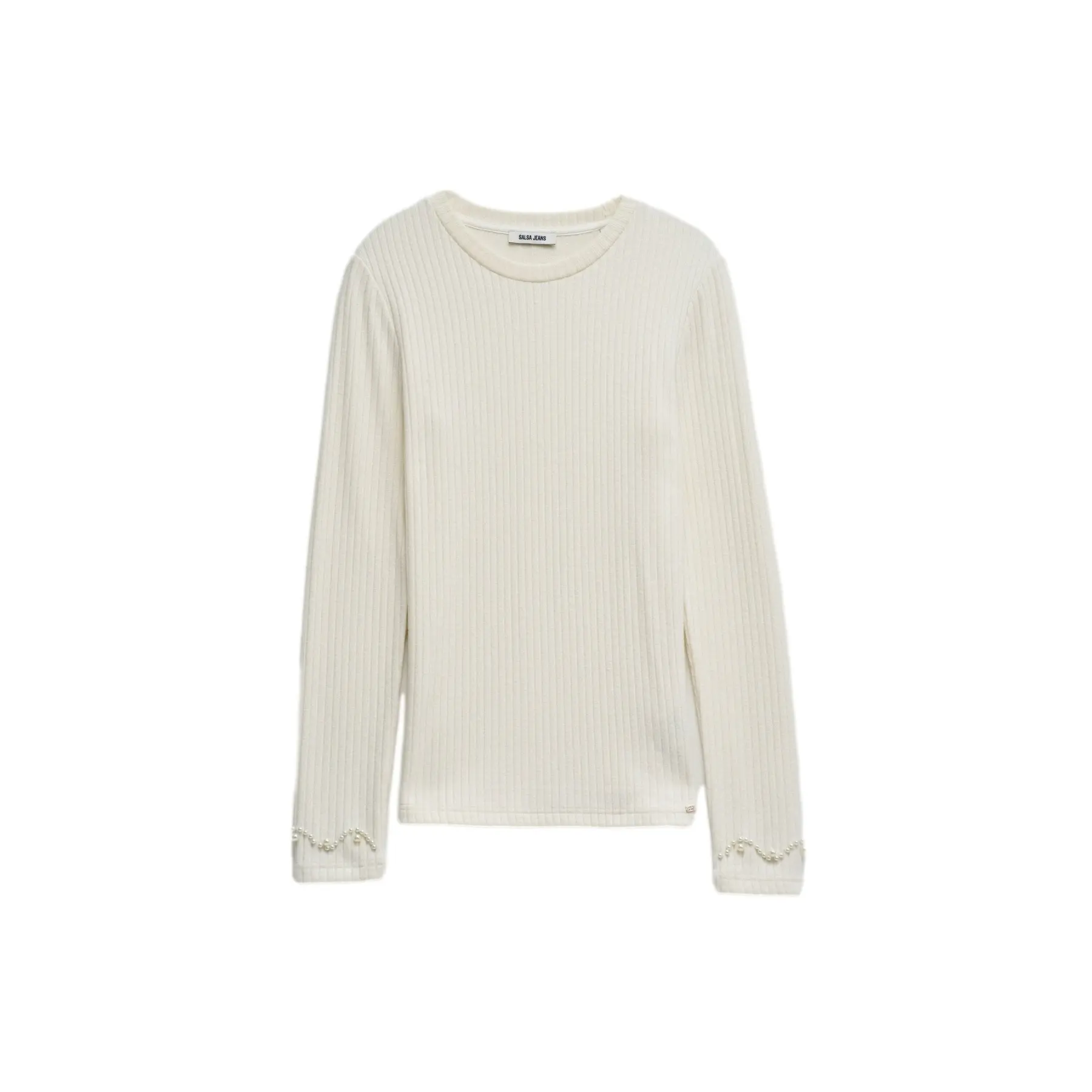 Pull in maglia a coste donna