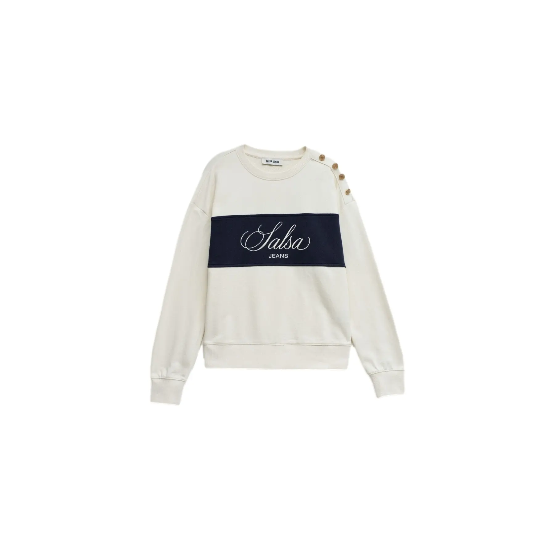 Sweatshirt mit Logo Damen Salsa Jeans
