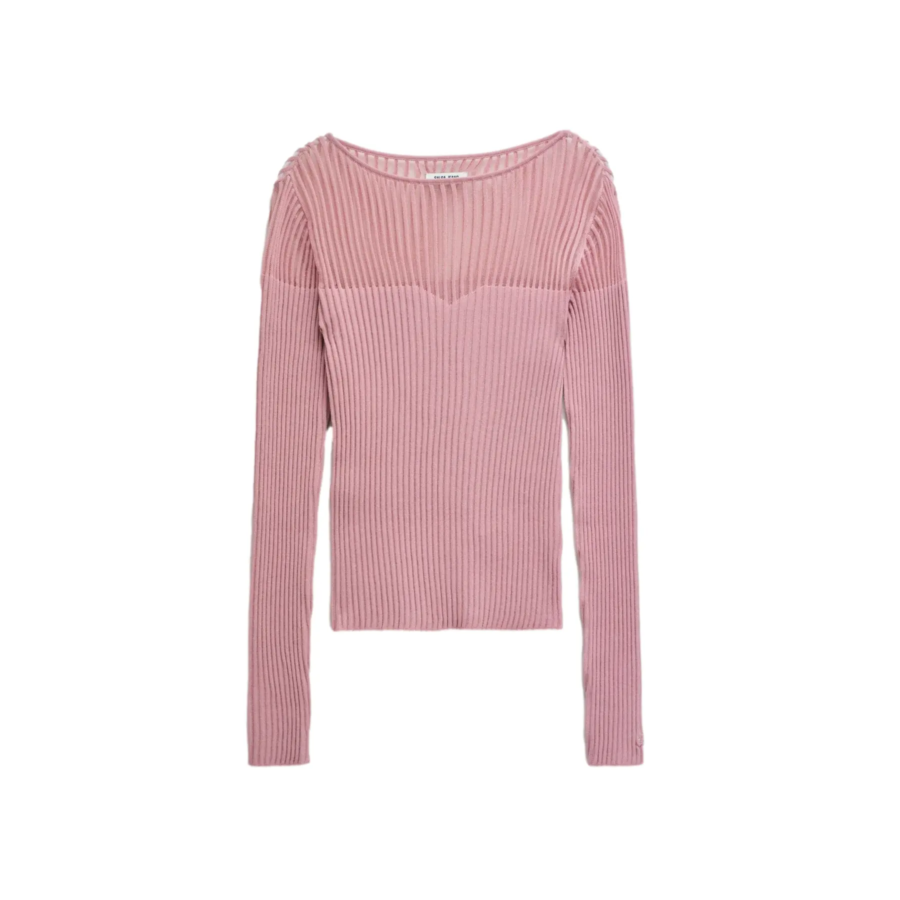 Maglione a coste da donna