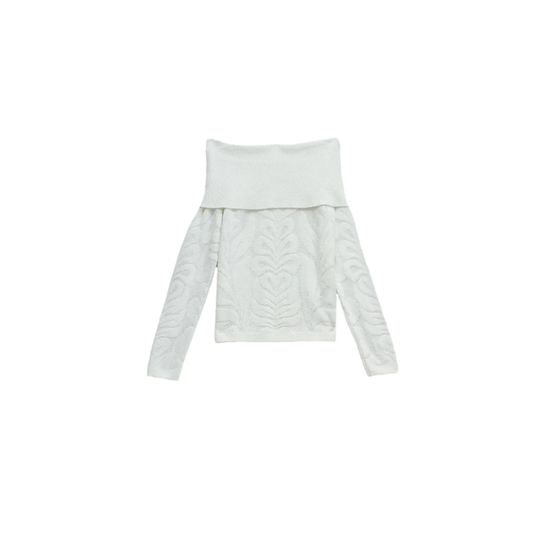 Maglione in maglia jacquard donna