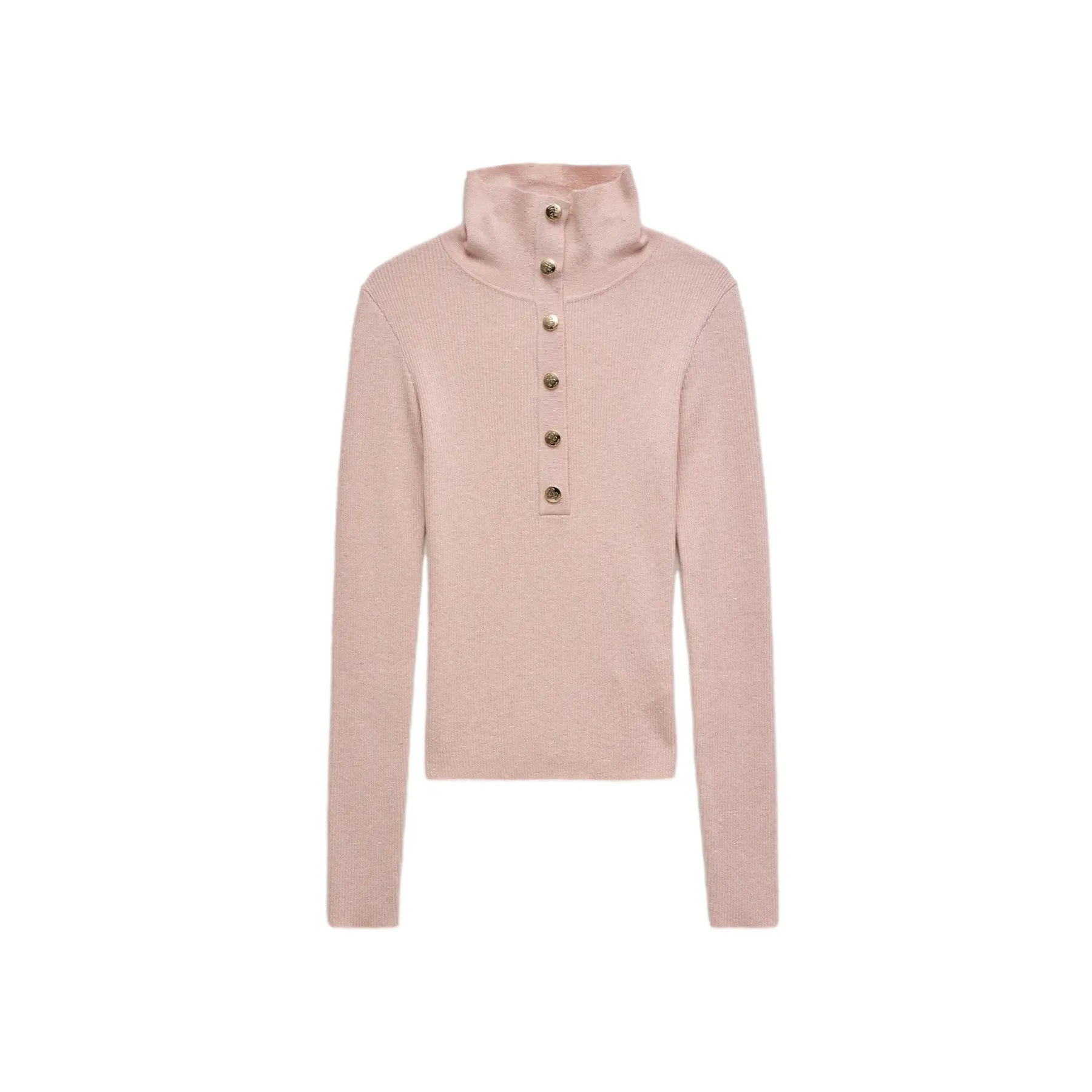 Polo mit goldenen Knöpfen Damen Salsa Jeans