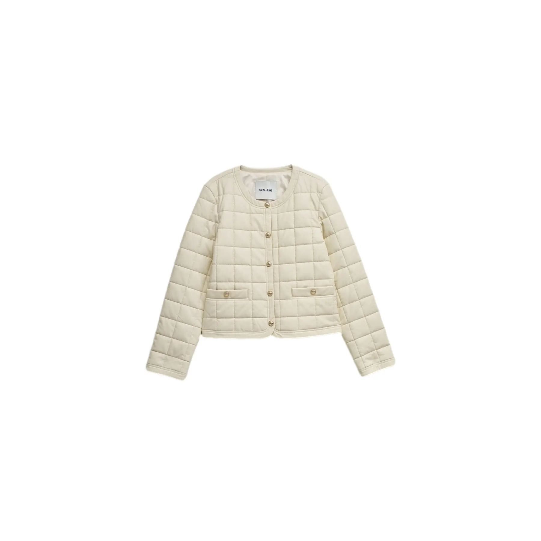 Damen Leder-Optik Steppjacke Salsa Jeans