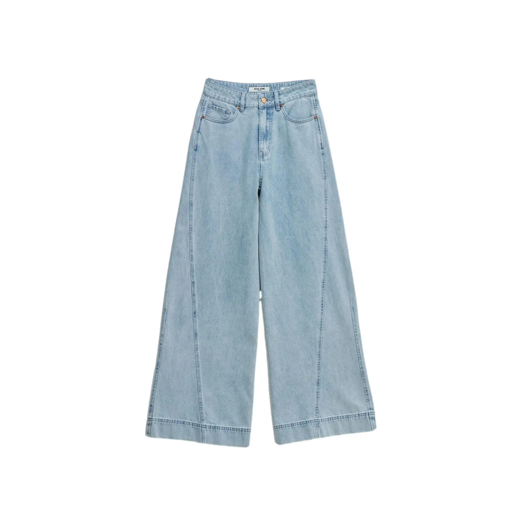 Wide Leg Jeans mit Gürtelschlaufen für Damen Salsa Jeans Super