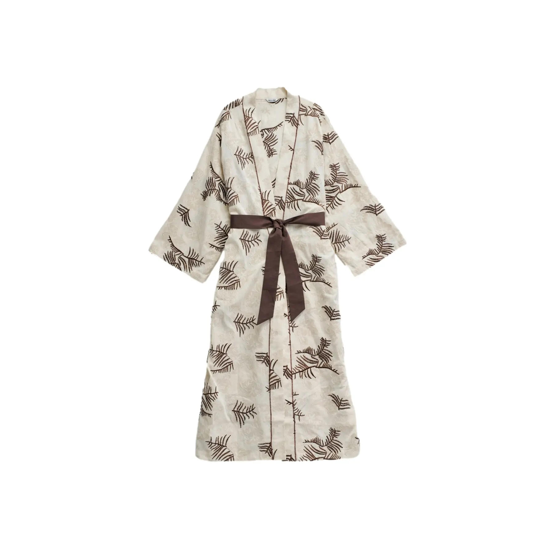 Salsa Jeans Women's Blanc Embroidered Kimono