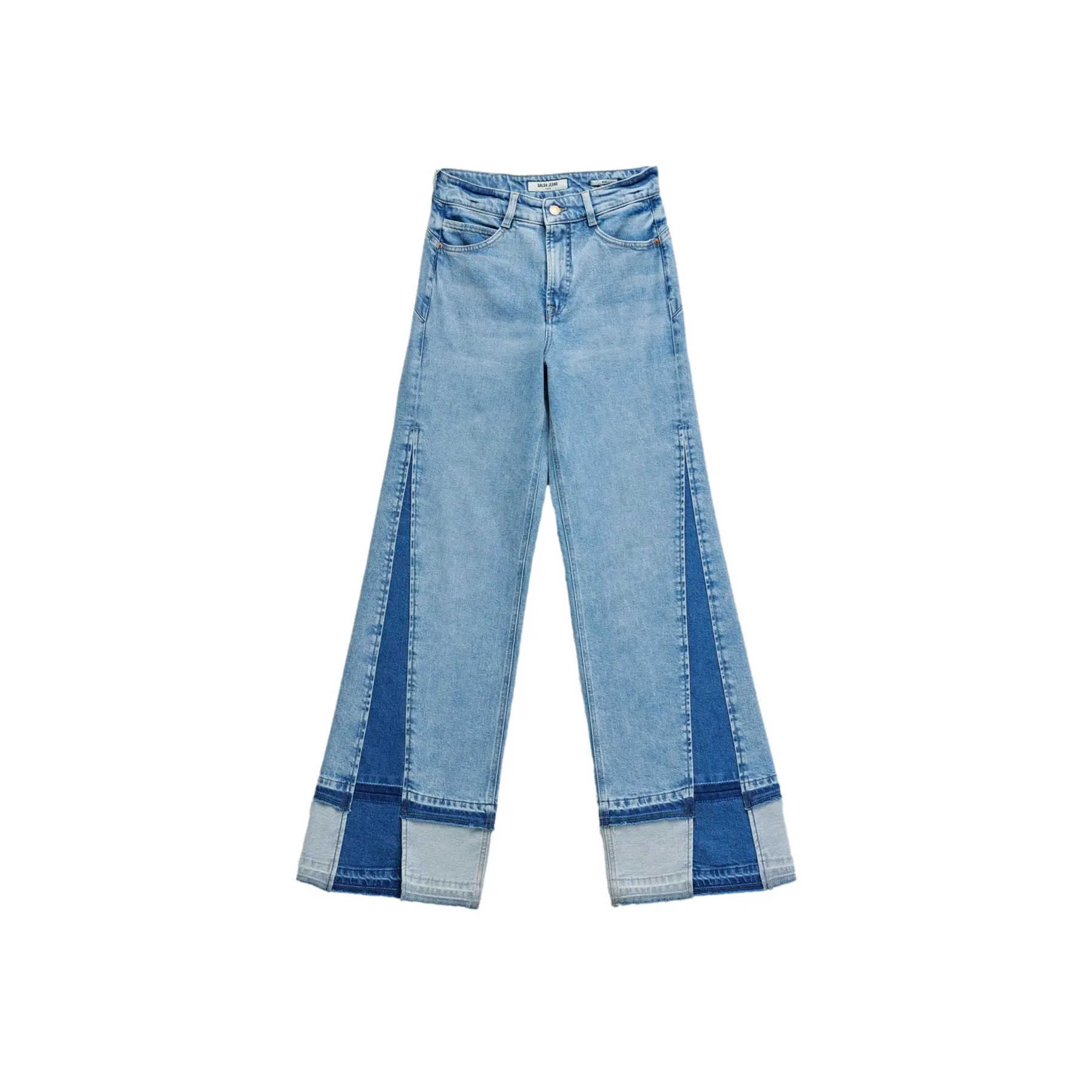 Salsa Jeans Women's Bleu Wide Leg Jeans Faith