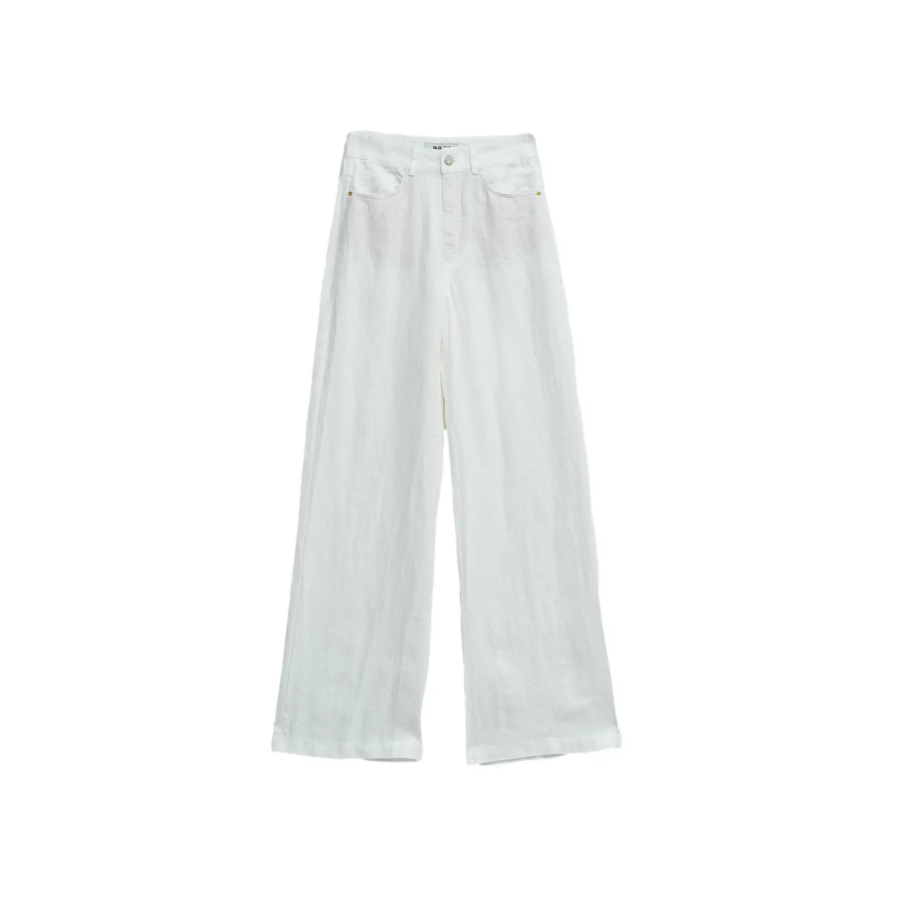 Leinenhose mit weitem Bein Damen Salsa Jeans