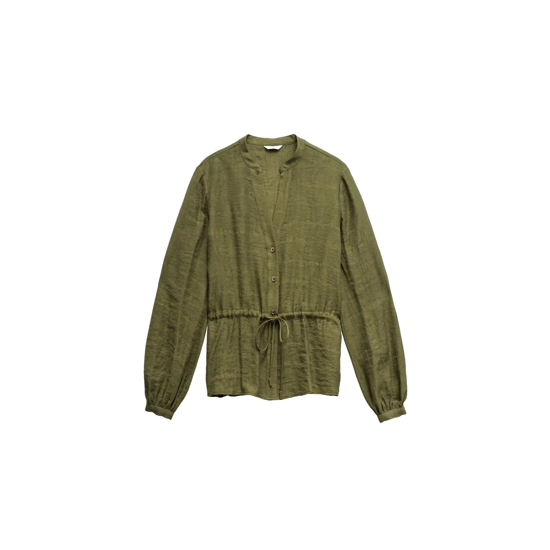 Blusa strutturata con cintura donna