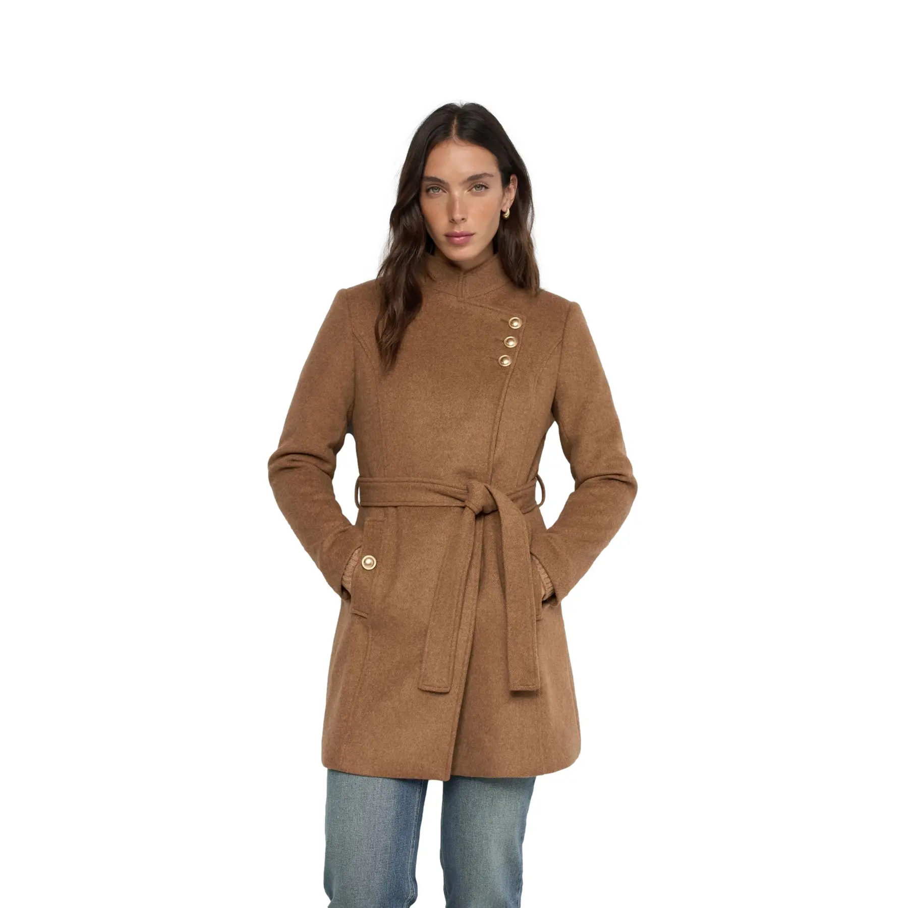 Wollmantel Damen Salsa Jeans