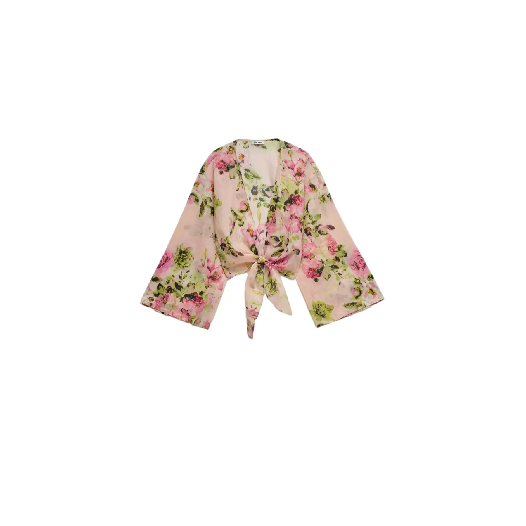 Blusa con nodo davanti donna