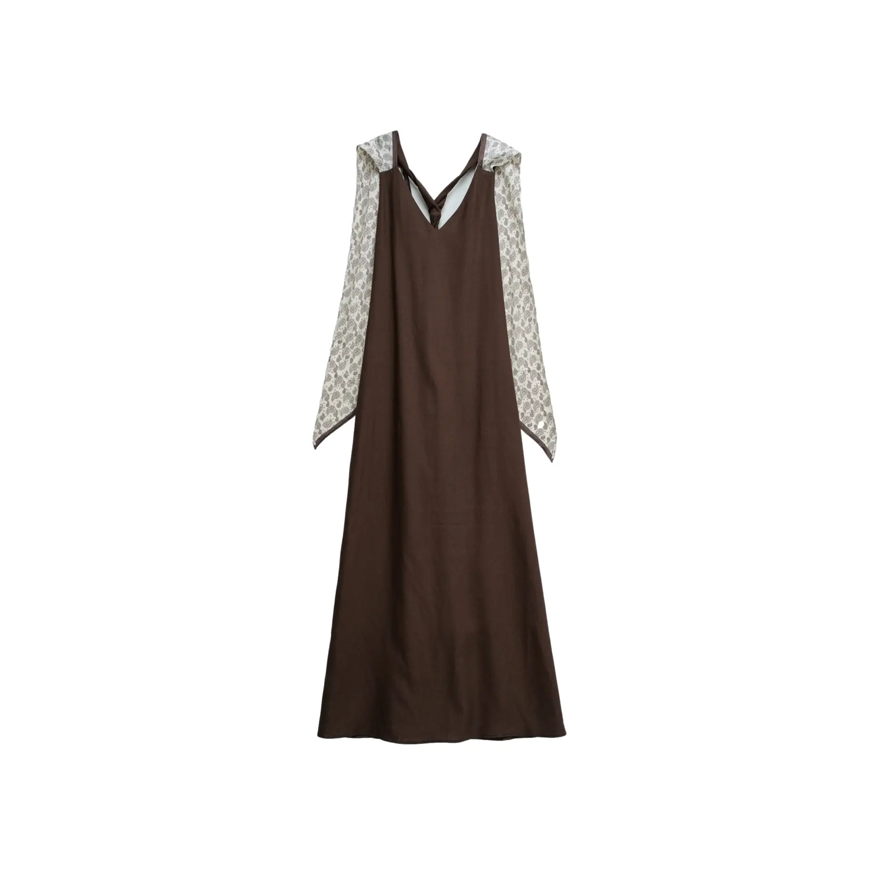 Robe en lightdenim con lino donna