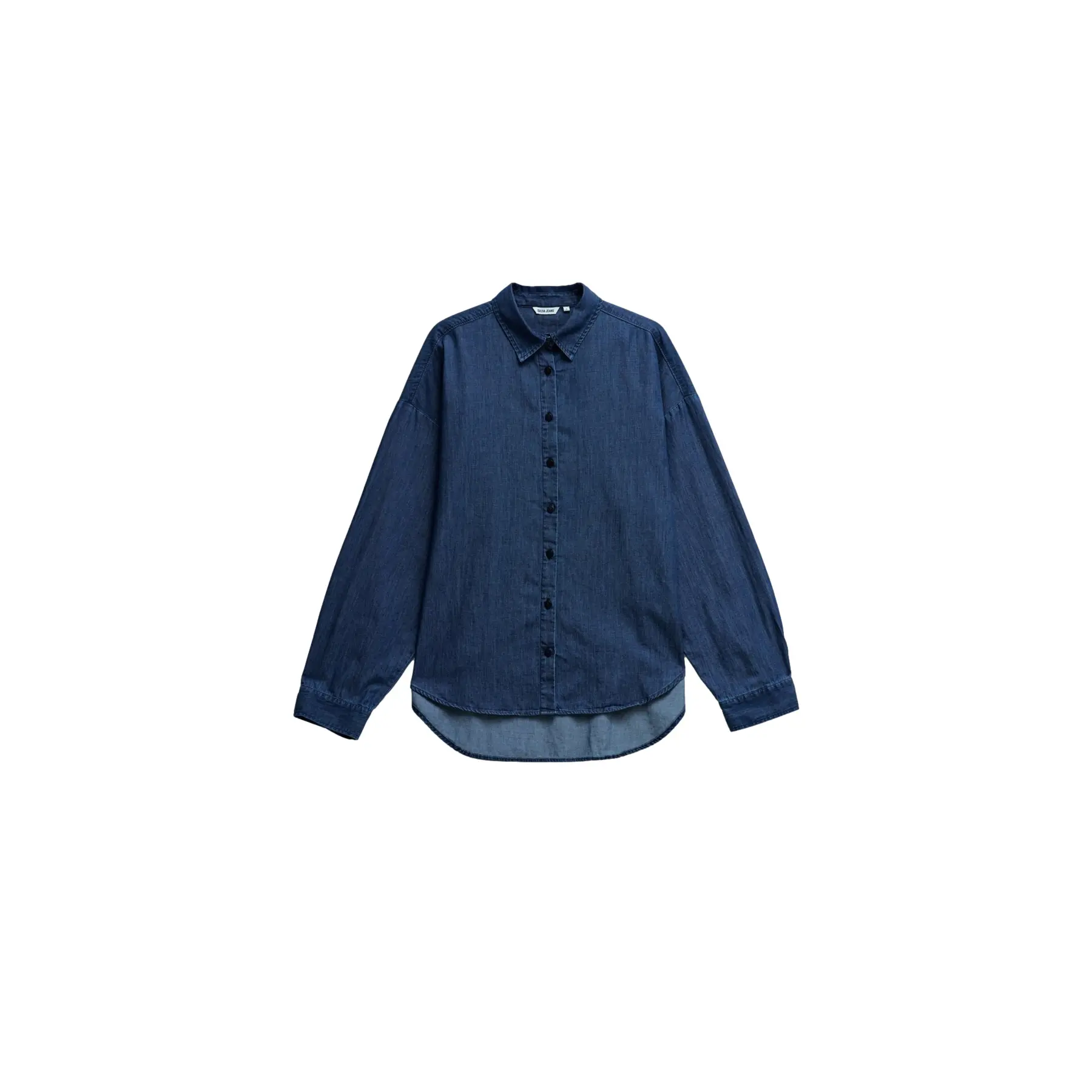 Camicia a maniche lunghe in denim donna  Basic