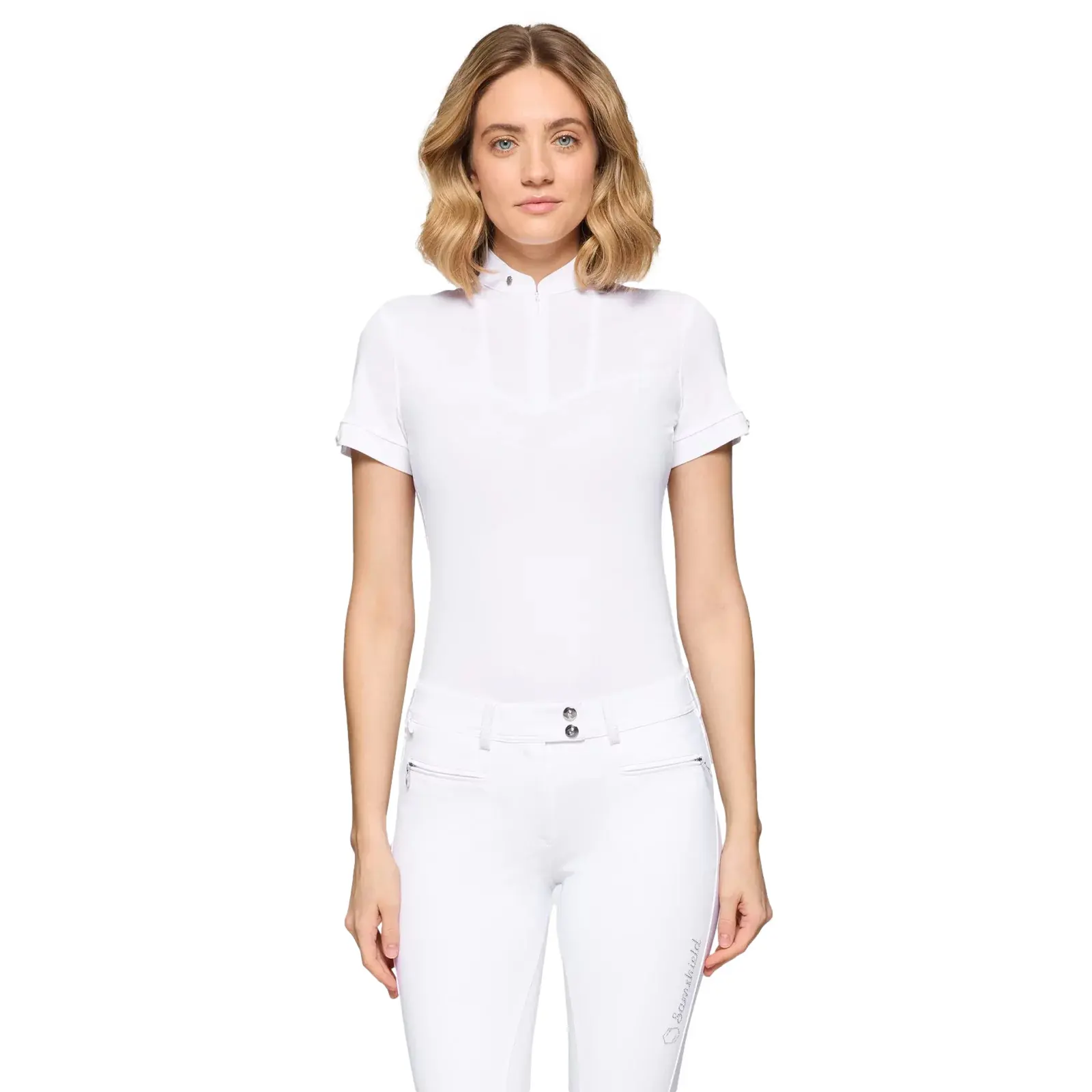 Comparer les prix de Polo de concours femme Samshield Anne-Gaelle