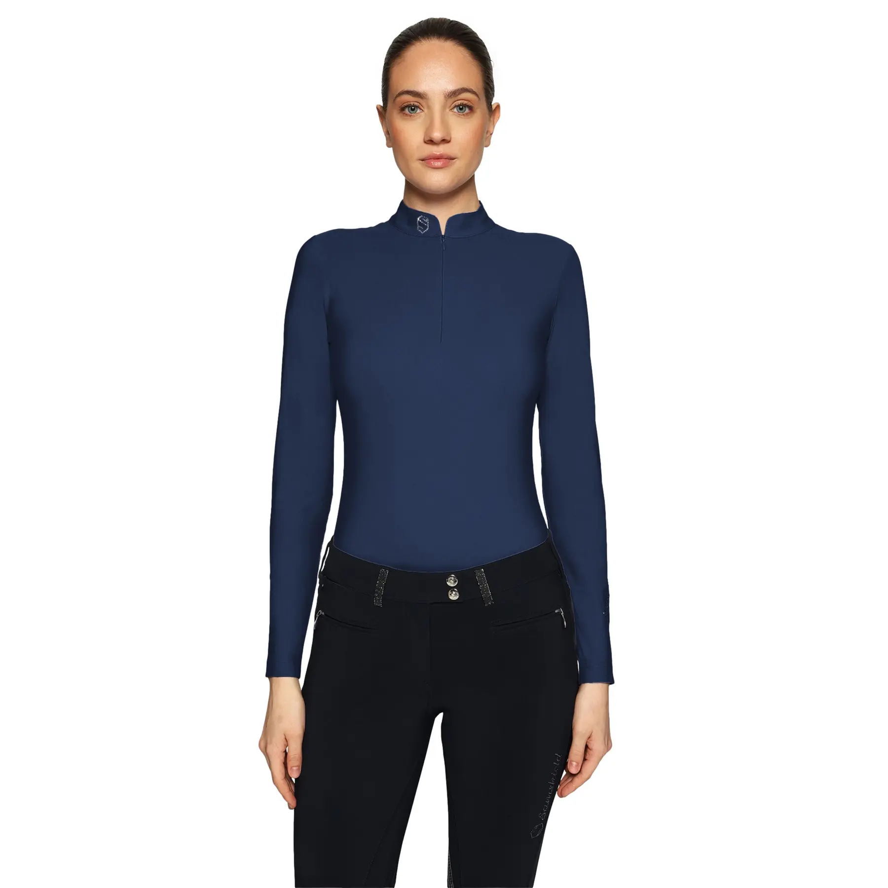Polo d'équitation manches longues femme Samshield Bella