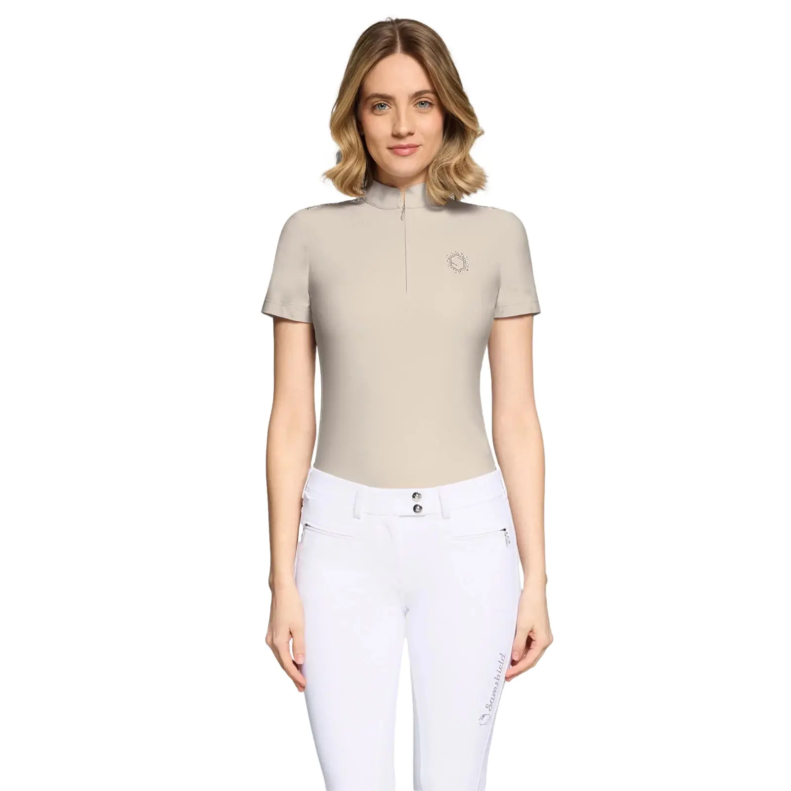 Polo d'équitation femme Samshield Bruna Premium