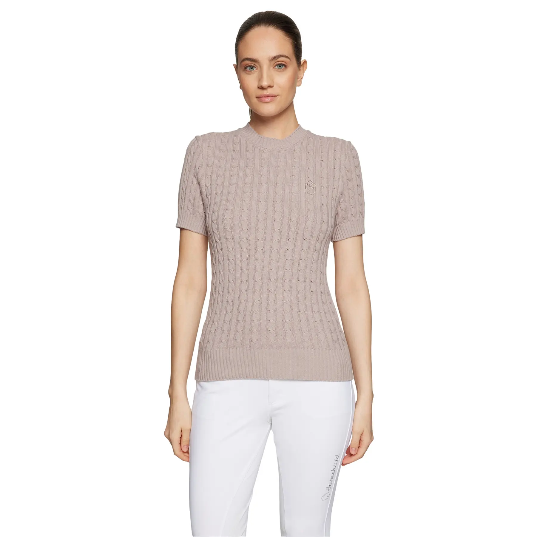 Pull col rond manches courtes femme Samshield Lidy