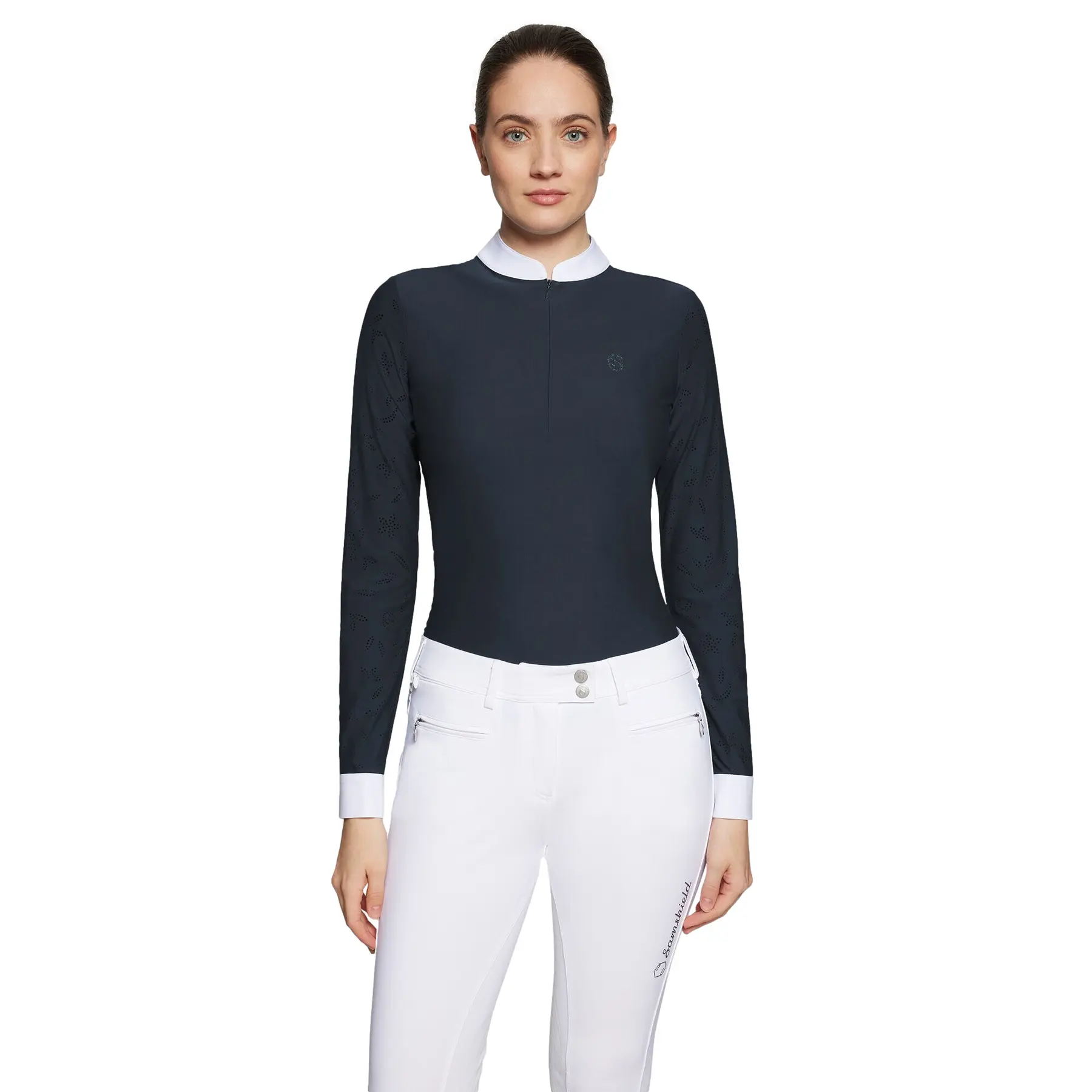 Polo de concours manches longues femme Samshield Louison