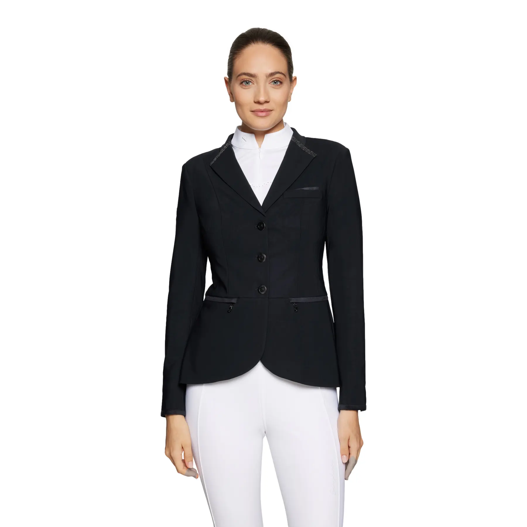 Comparer les prix de Veste de concours femme Samshield Victorine Crystal Fabric