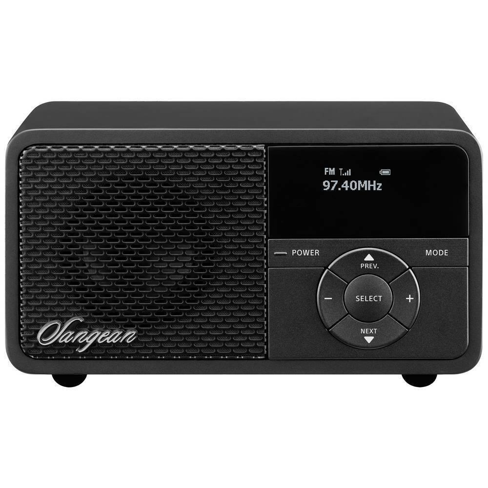4711317997070 - DDR-7X Tischradio DAB+ UKW AUX Bluetooth® Tastensperre wiederaufladbar Schwarz