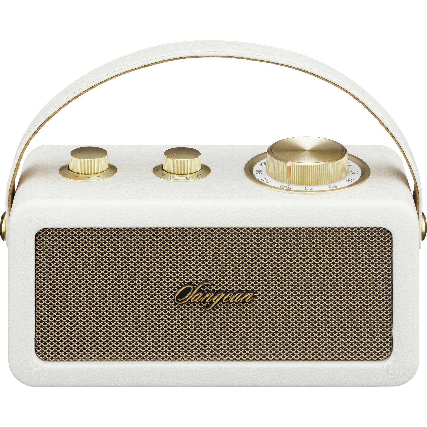 4711317997490 - RA-101 Akku-Radio fm Bluetooth® aux wiederaufladbar Ivory Gold - Sangean