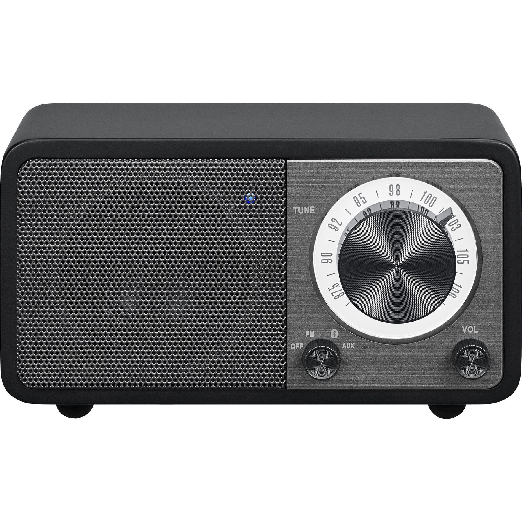 4711317995069 - WR-7 Genuine Mini Tischradio ukw Bluetooth® wiederaufladbar Schwarz - Sangean 4711317995069 - WR-7 Genuine Mini Tischradio ukw Bluetooth® wiederaufladbar Schwarz - Sangean