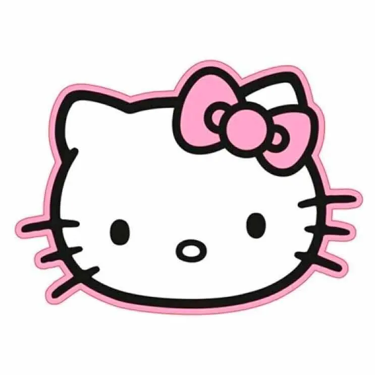 Sanrio Unisex Blanc Cushion Hello Kitty 3D