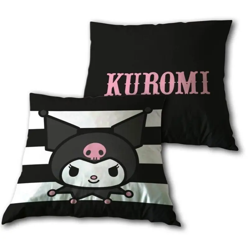 Sanrio Unisex Noir Cushion Hello Kitty Kuromi