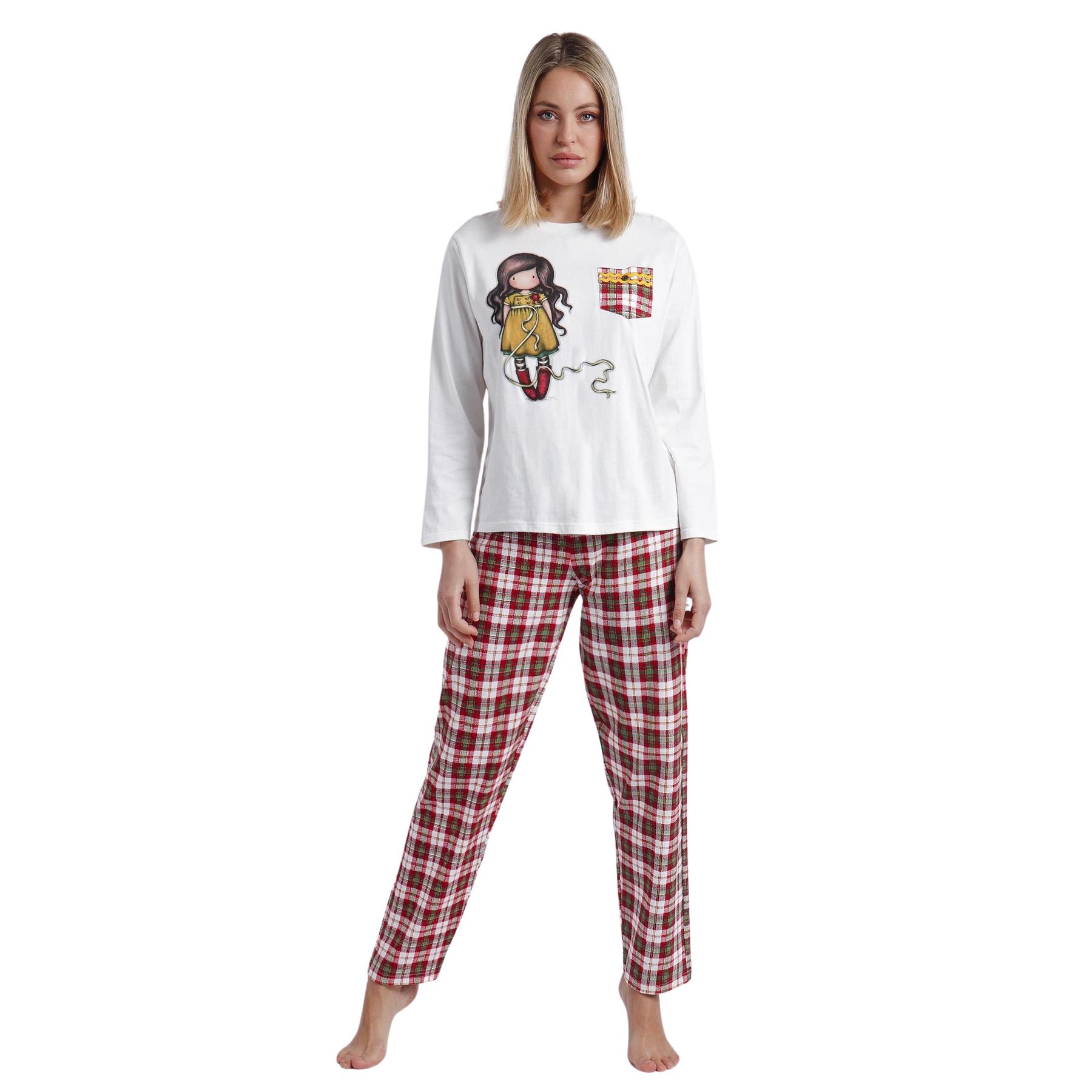 8433623703140 - Damen Langarm-Pyjama Undone