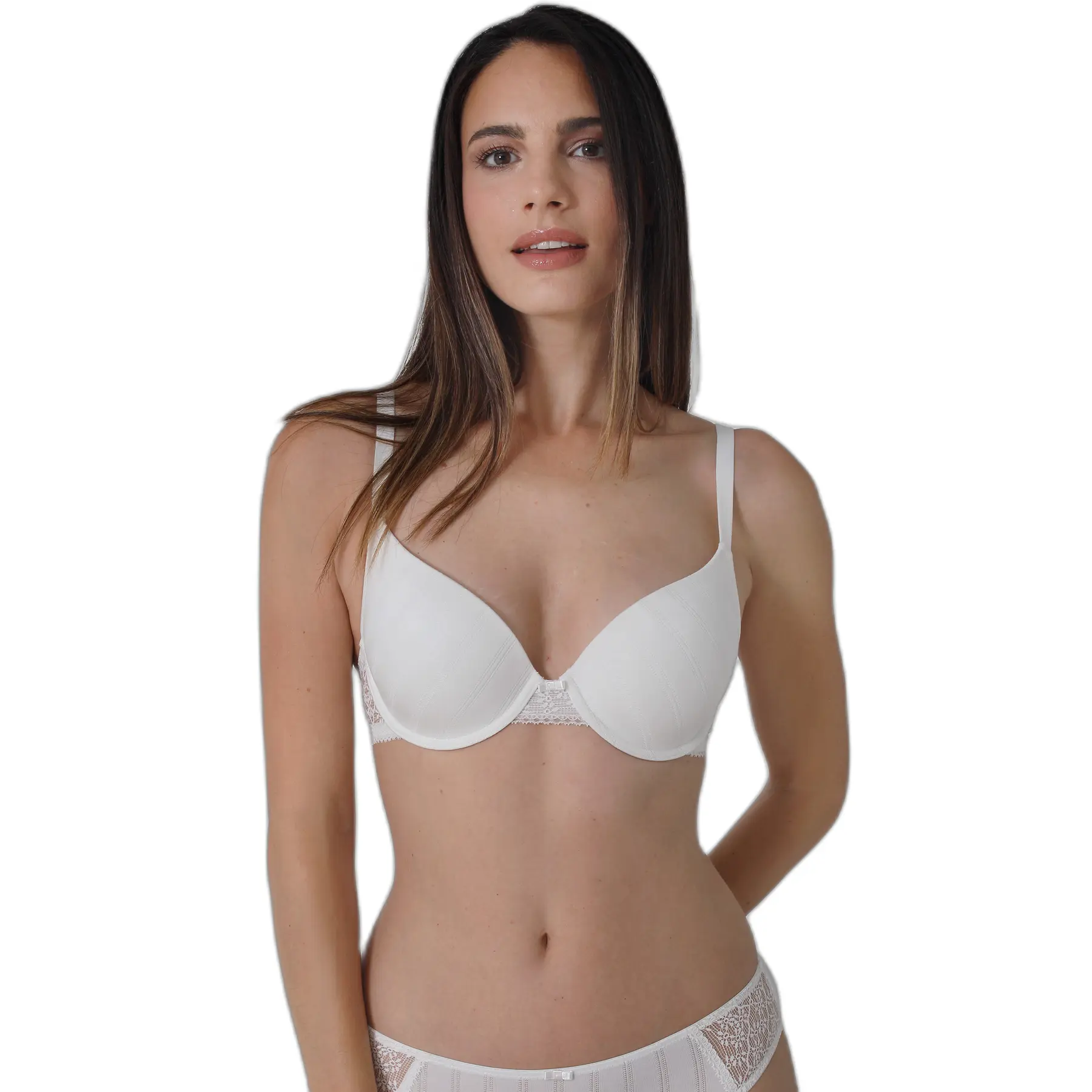Reggiseno in viscosa donna  Natural Stripe