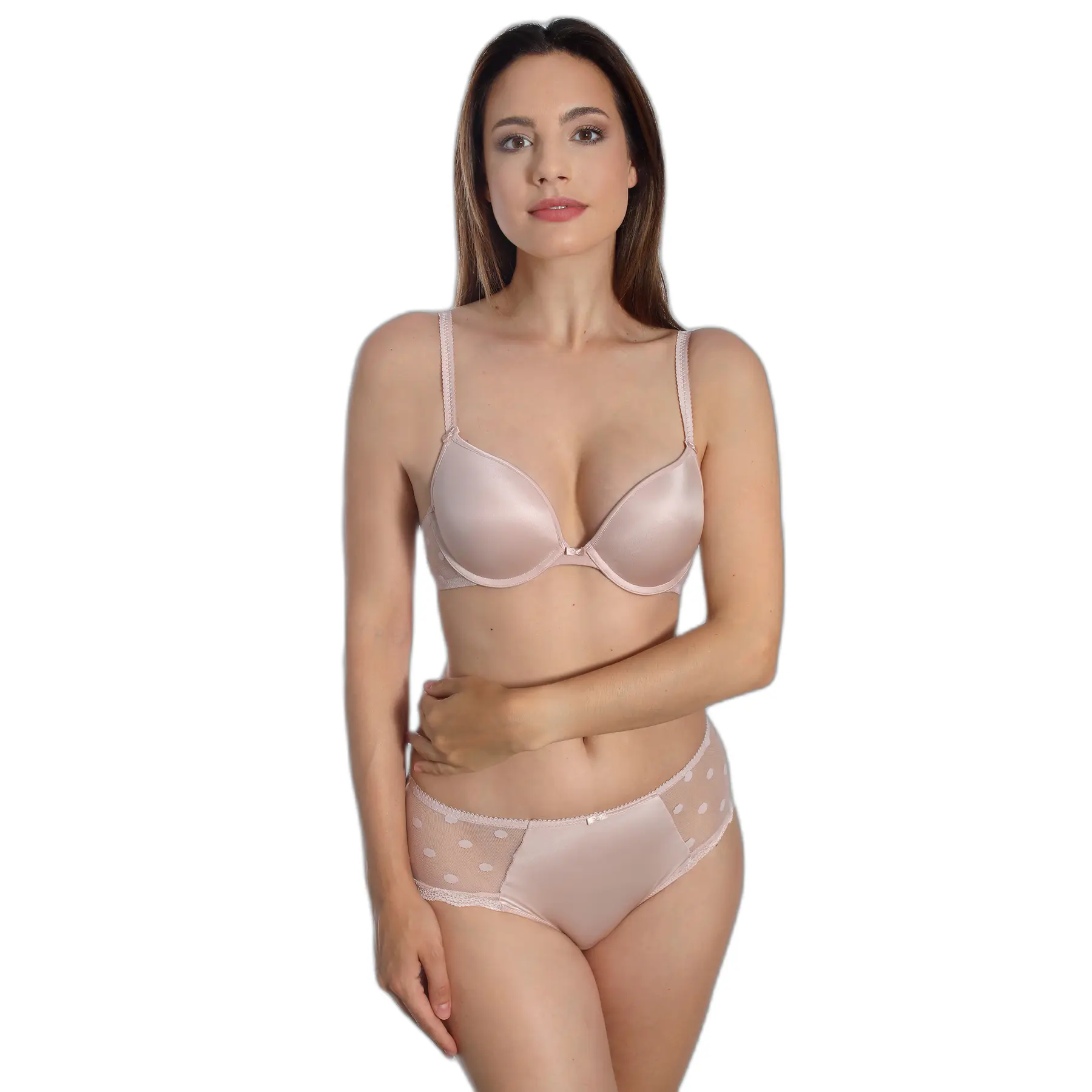 Reggiseno push-up in rete donna