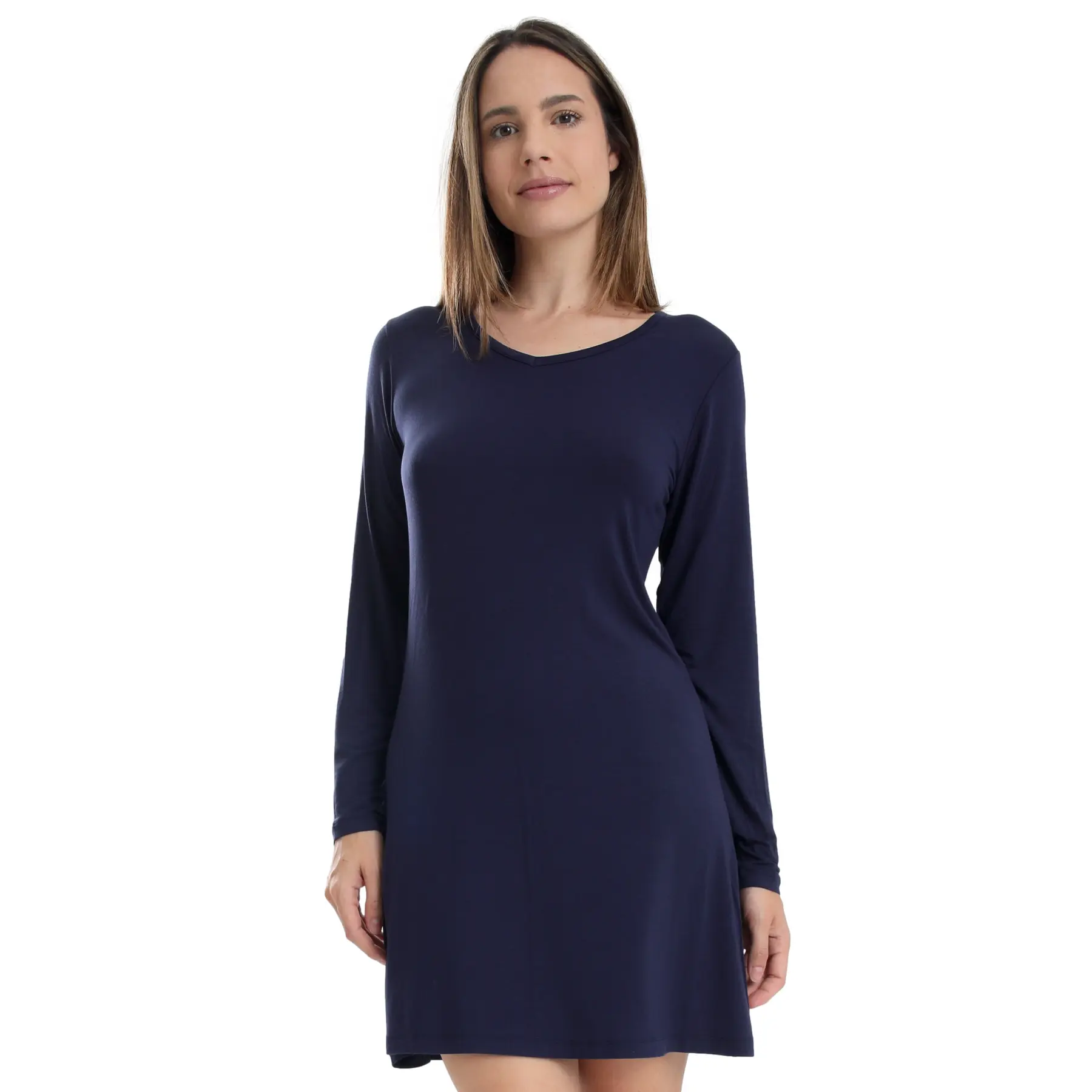 Camicia da notte a righe donna  Casual Comfort