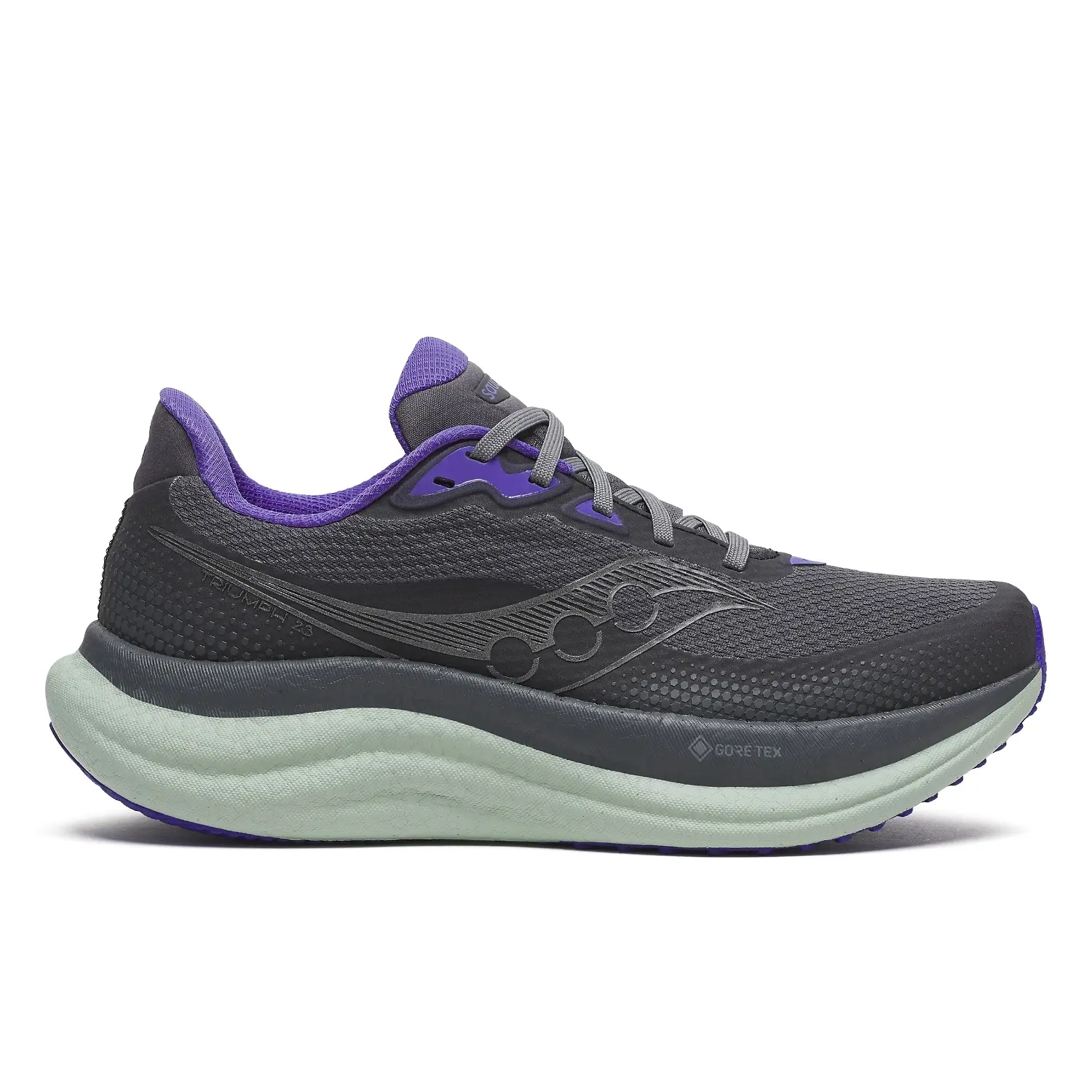 Saucony Women's Gris Running Shoes Triumph 23 Gtx