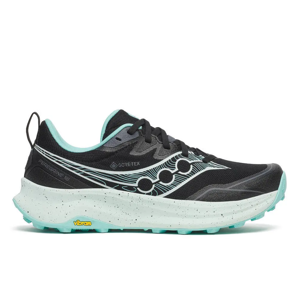 Saucony Women's Noir Trail Running Shoes Peregrine 16 Gtx