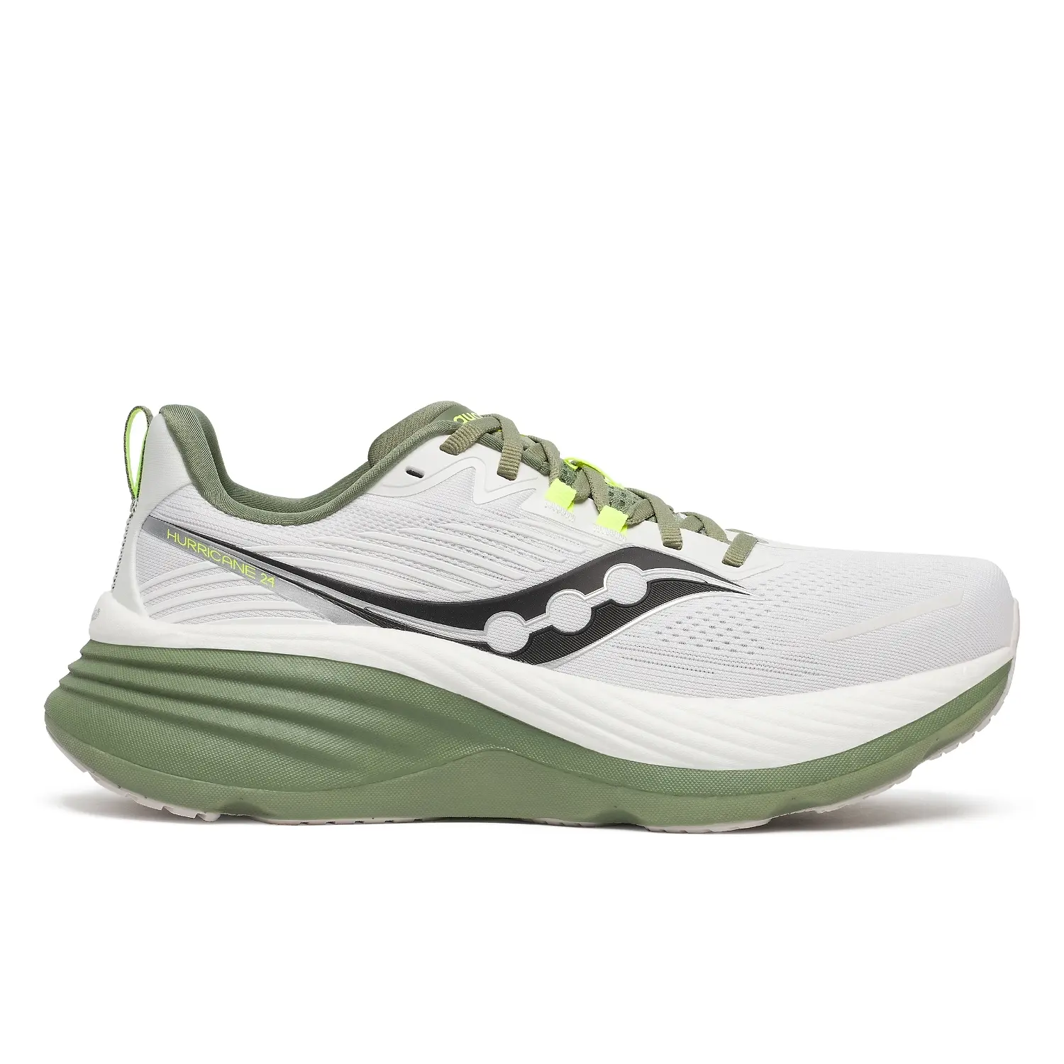 Saucony Men's Blanc Running Shoes Hurricane 24