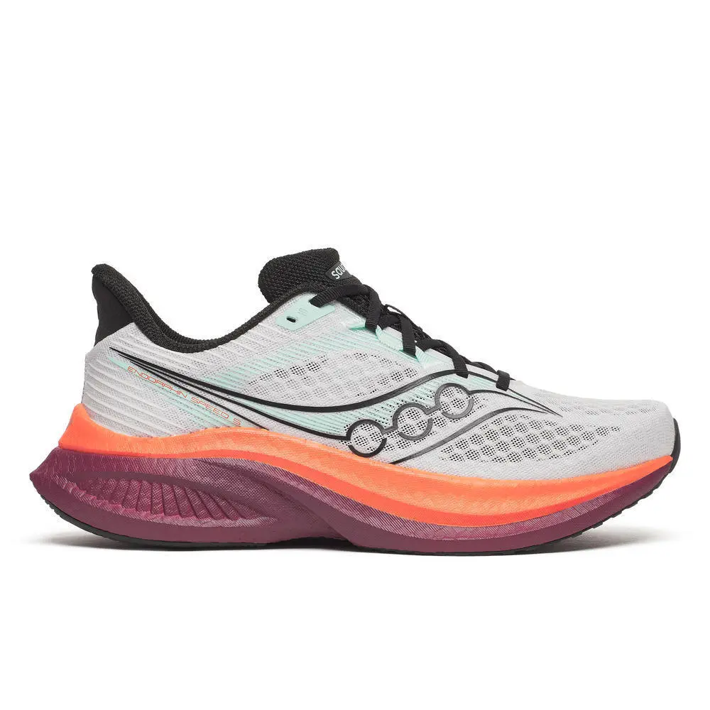Saucony Men's Blanc Running Shoes Endorphin Speed 5