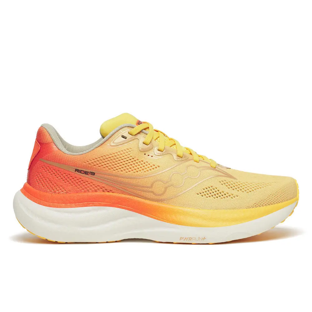 Saucony Men's Jaune Running Shoes Ride 19