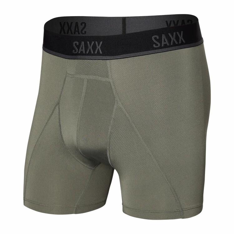 0688296440047 - Saxx Kinetic Light-Compression Mesh - Unterwäsche Cargo Grey XS