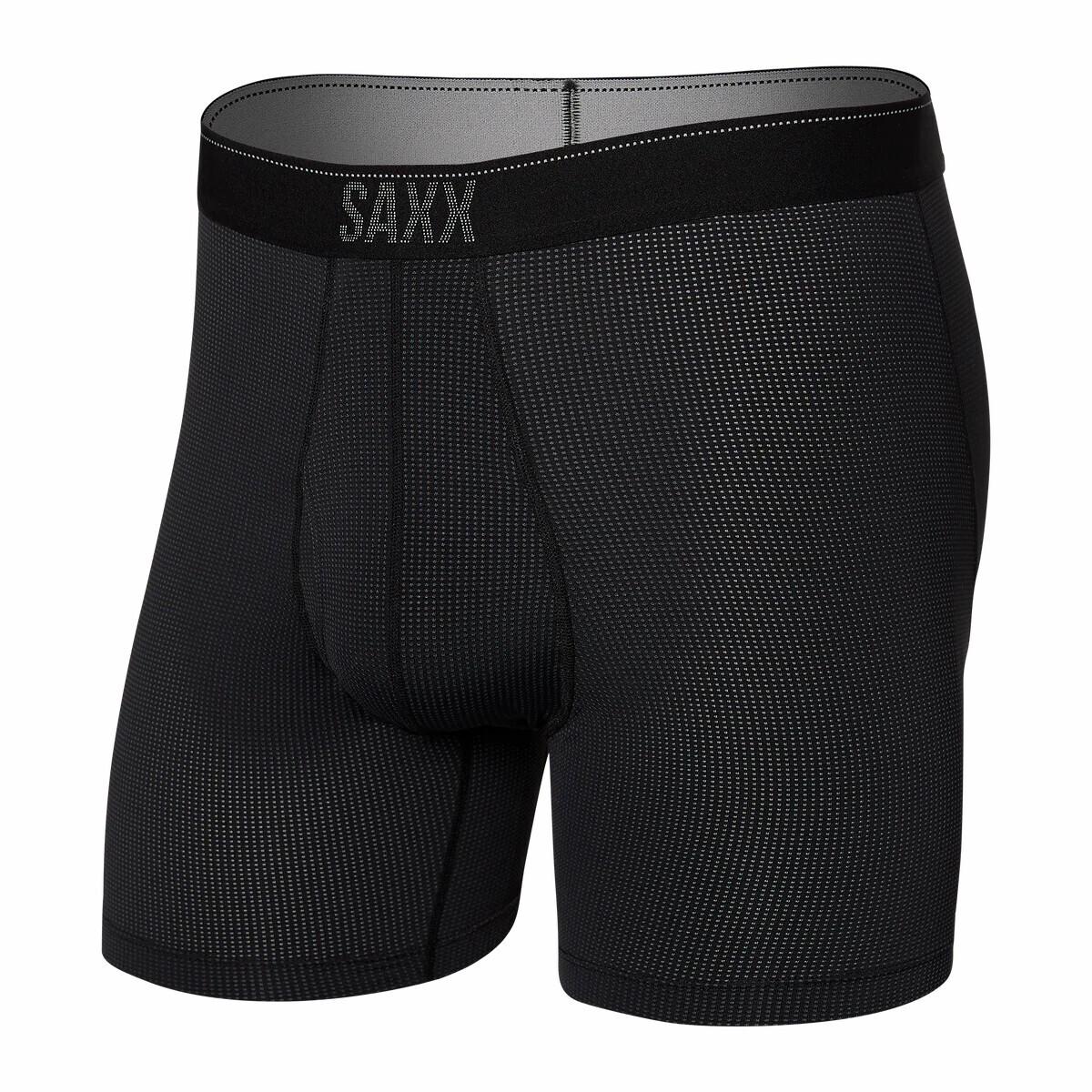 0688296389728 - Saxx Quest Boxer Brief Fly - Unterwäsche - Herren Black II XS