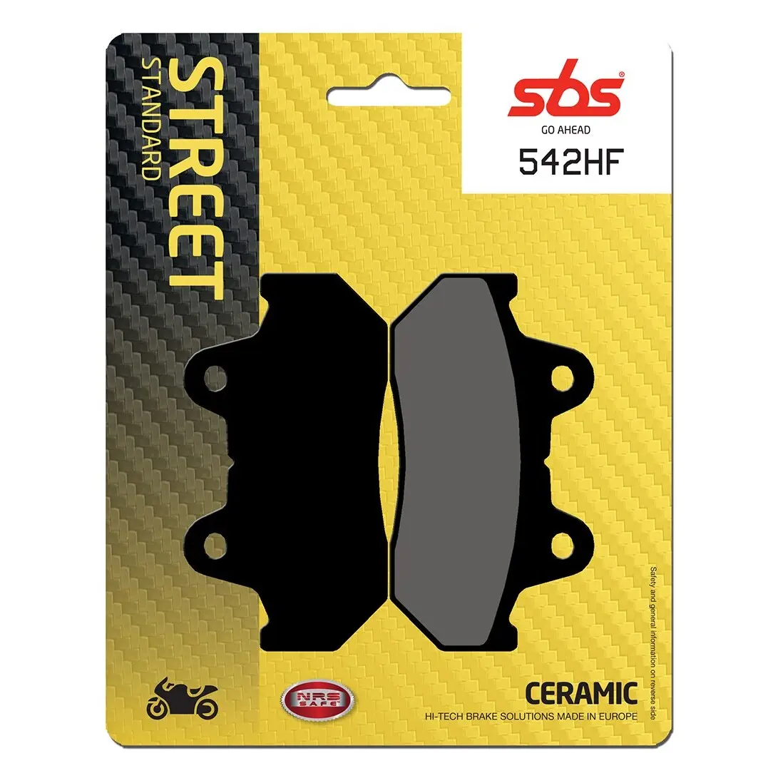 Plaquettes de Frein SBS - Organique - 542HF