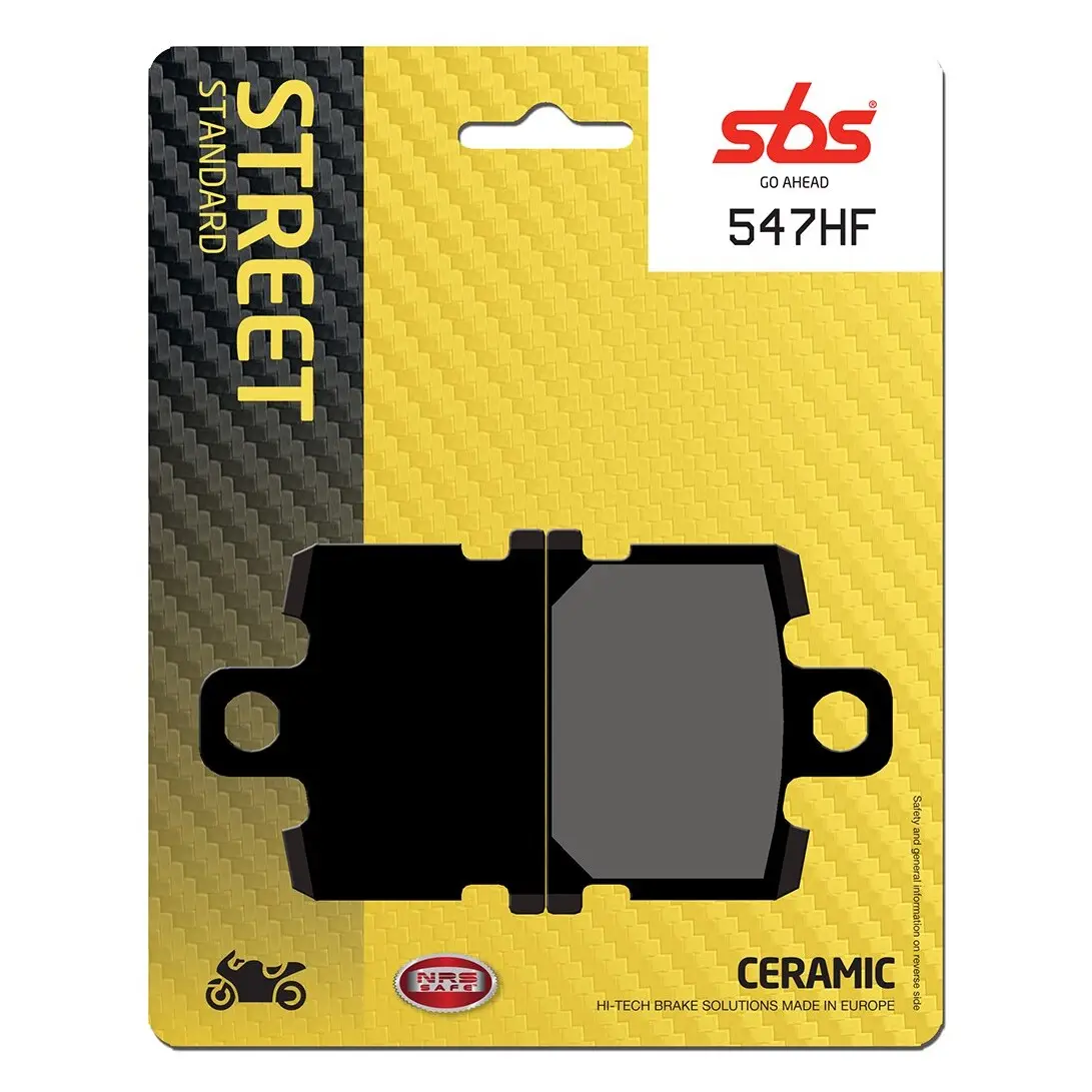 Plaquettes de Frein SBS - Organique - 547HF