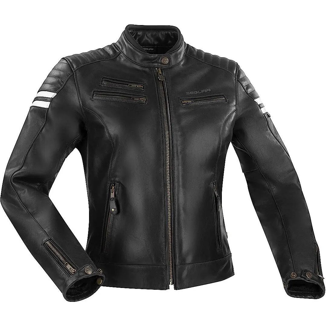 Motorrad-Lederjacke Damen Segura funky