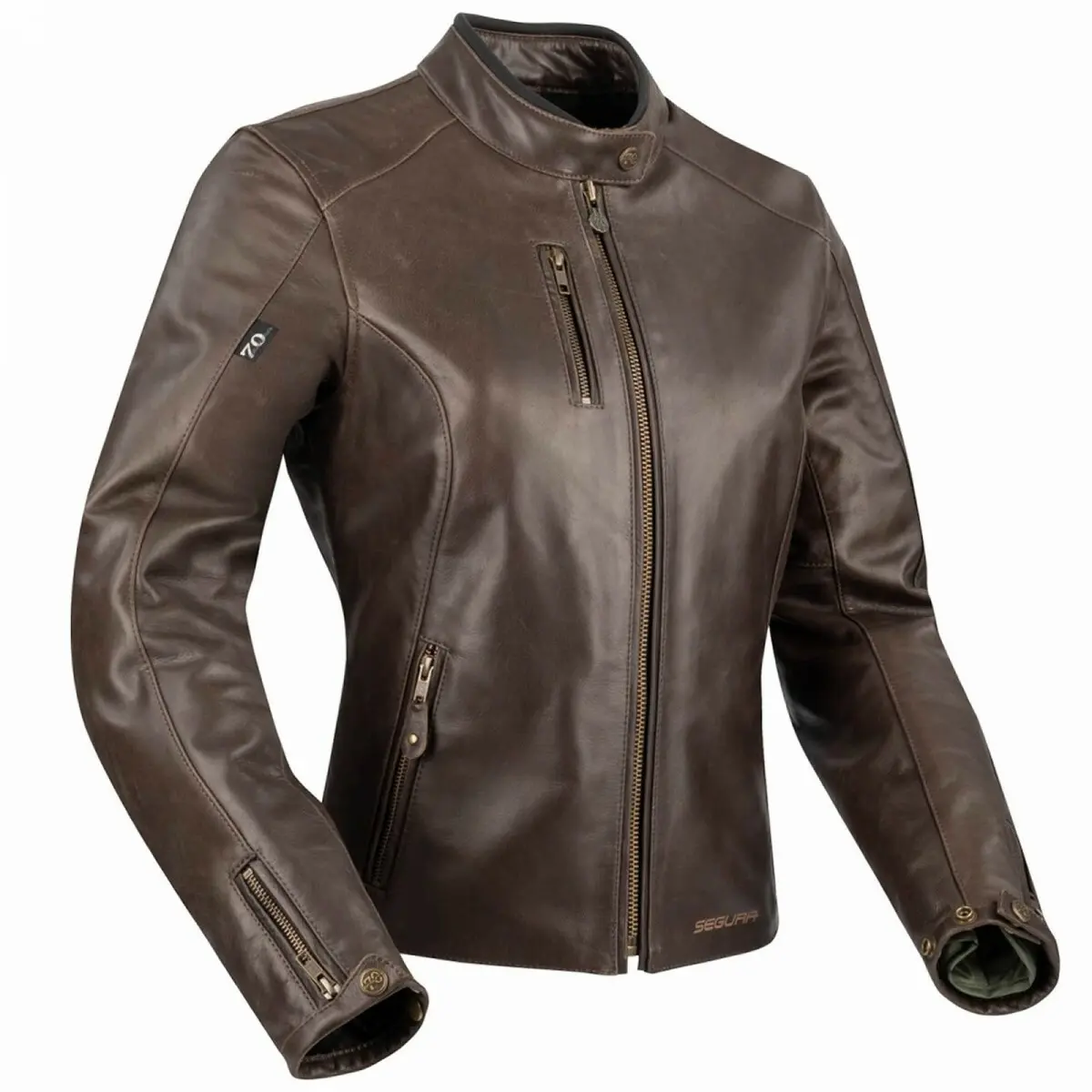 Motorrad-Lederjacke Damen Segura laxey