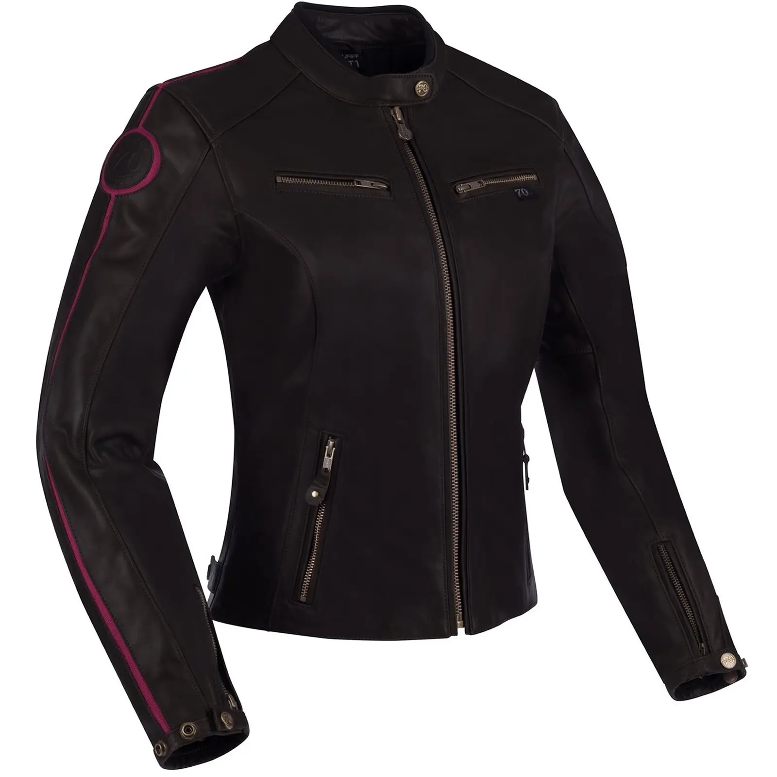 Motorrad-Lederjacke Damen Segura devon
