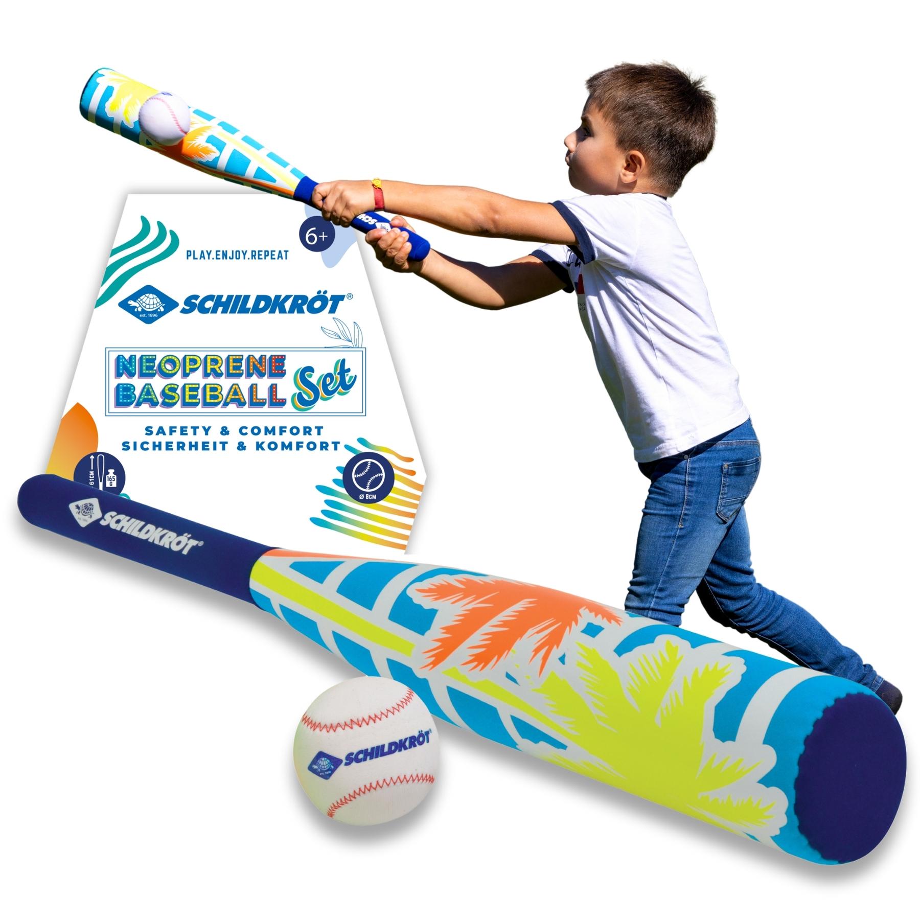 4000885701593 - Neopren Baseball-Set Geschicklichkeitsspiel