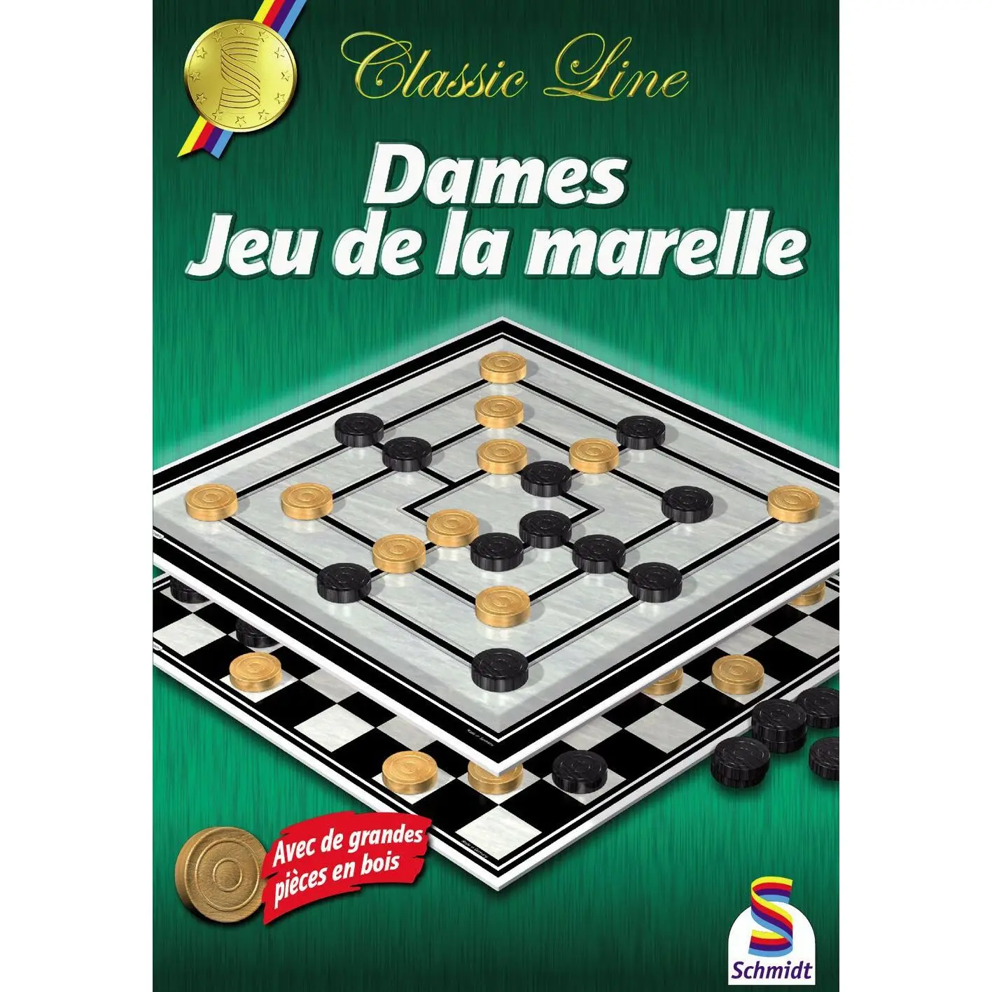4001504881108 - Brettspiele Dame classic line Schmidt Spiele