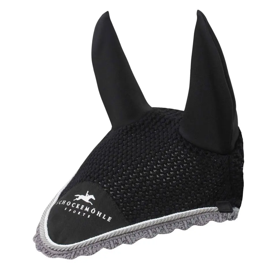 Meilleurs prix pour Bonnet anti-mouches pour cheval Schockemöehle Dynamite Fly Veil Logo