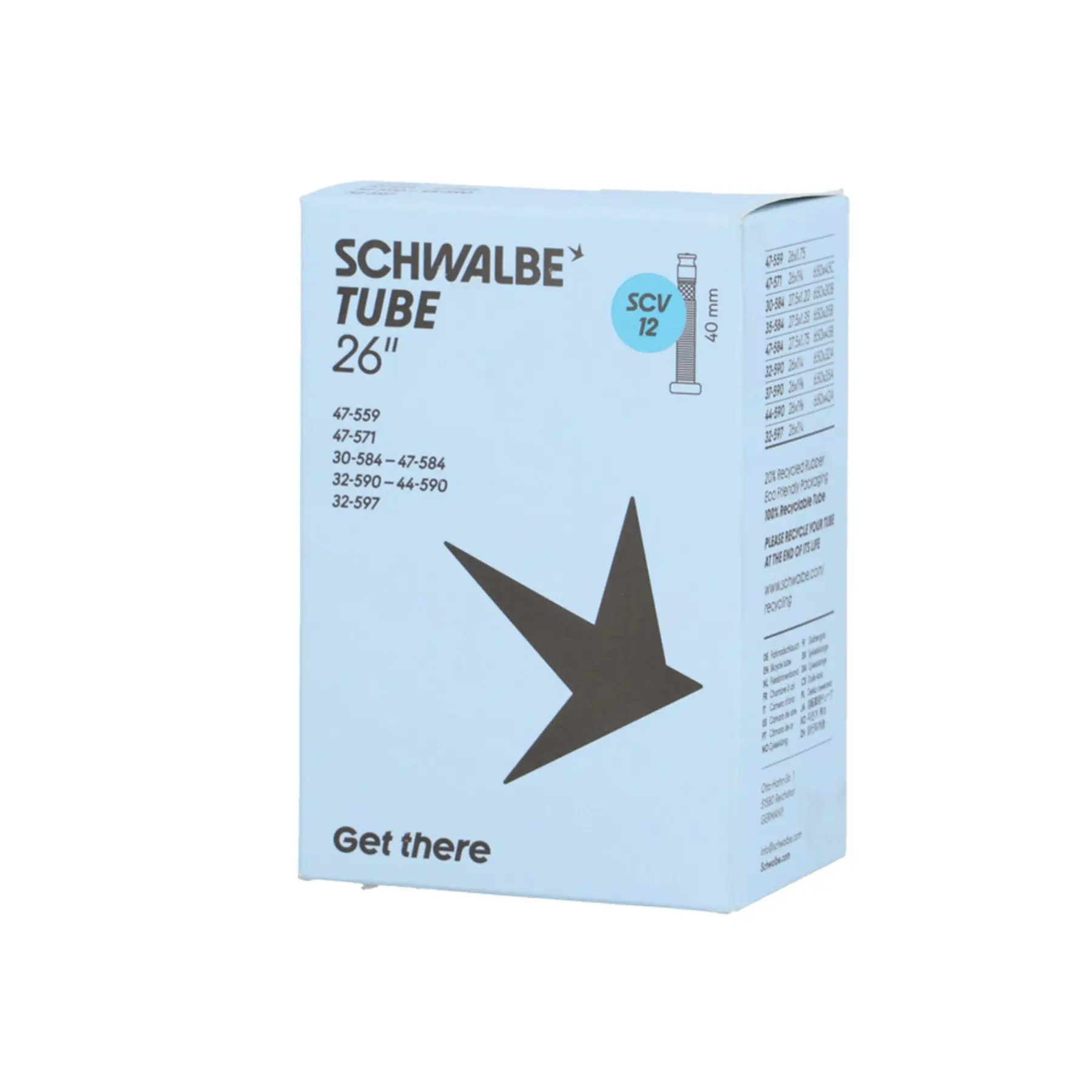 Image of Schlauch Schwalbe SCV12