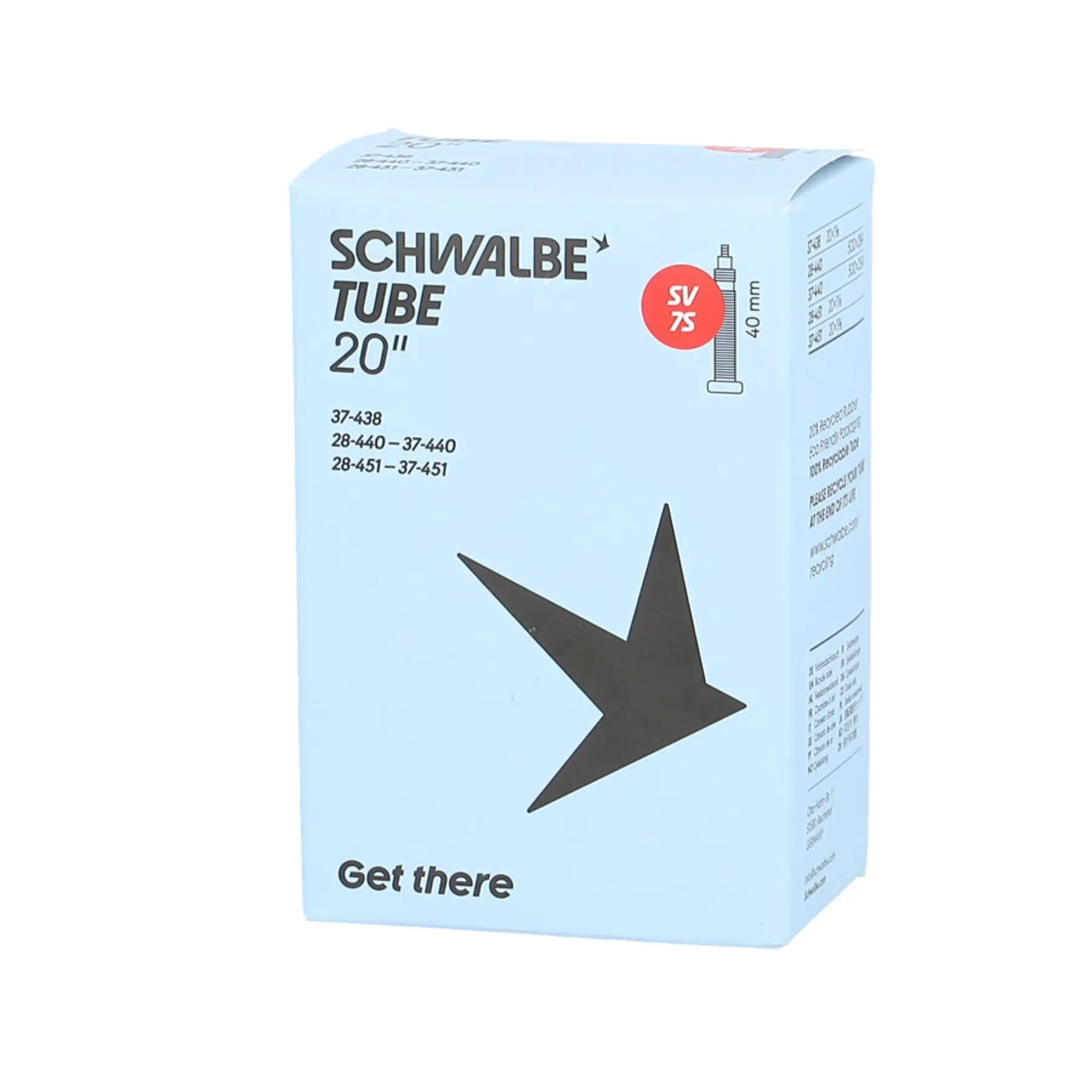 Image of Schlauch Presta-Ventil Schwalbe Standard SV7S
