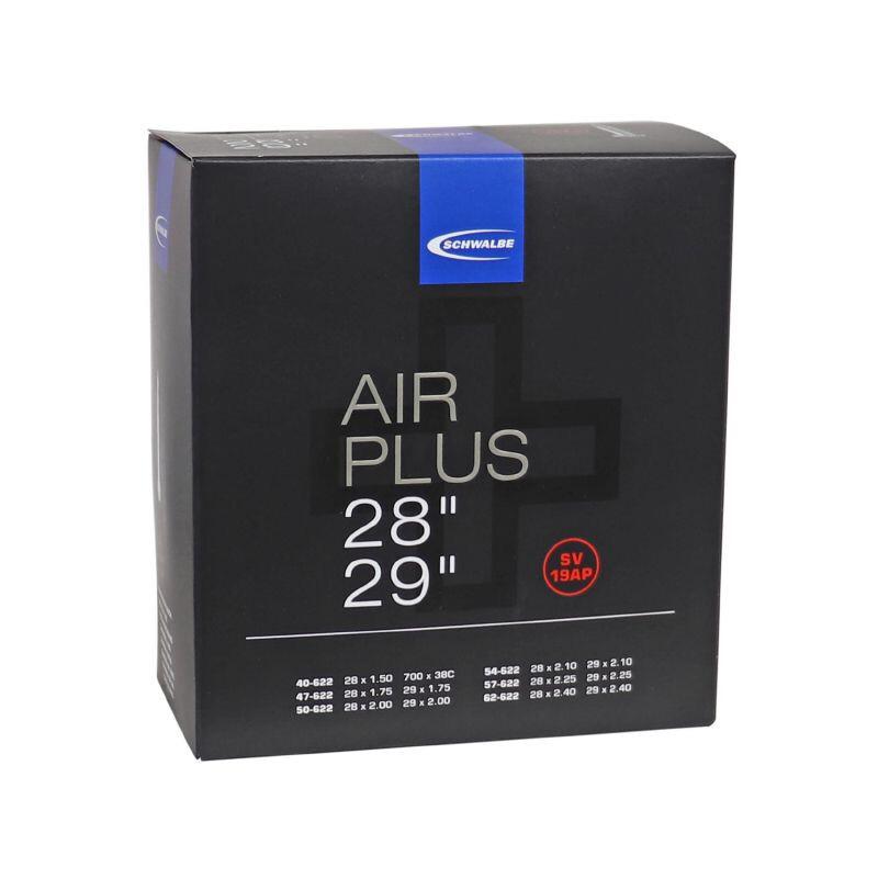 Velo Store - UK Reinforced air chamber presta valve alu Schwalbe Air Plus (SV19AP) | Extra 10% off with Subscription, Postage £16.79 to UK Fedex.