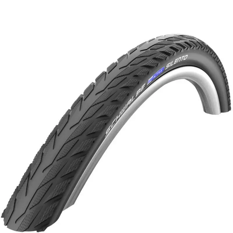 Pneu vÃ©lo City Schwalbe Silento TR noir (26 x 1.75'')