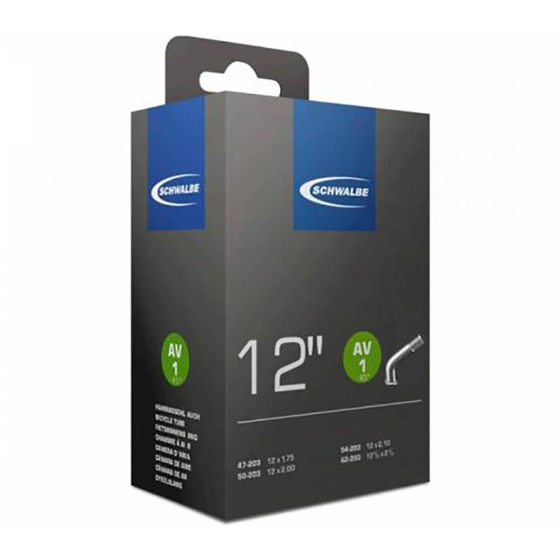Velo Store - UK Standard air chamber valve Schwalbe Av1 45º 47/62-203 | Extra 10% off with Subscription, Postage £16.79 to UK Fedex.